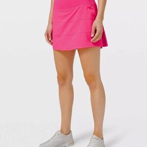 Lululemon Size 12 Pink - Pace Rival skirt